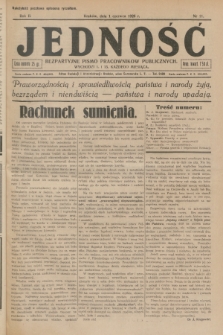 Jedność : bezpartyjne pismo pracowników publicznych. R.2, 1926, Nr 11