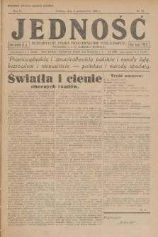 Jedność : bezpartyjne pismo pracowników publicznych. R.2, 1926, Nr 19