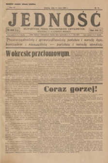 Jedność : bezpartyjne pismo pracowników umysłowych. R.4, 1928, Nr 10