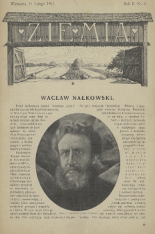 Ziemia : tygodnik krajoznawczy illustrowany. R. 2, 1911, nr 6
