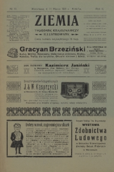 Ziemia : tygodnik krajoznawczy illustrowany. R. 2, 1911, nr 10