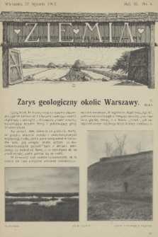 Ziemia : tygodnik krajoznawczy illustrowany. R. 3, 1912, nr 4