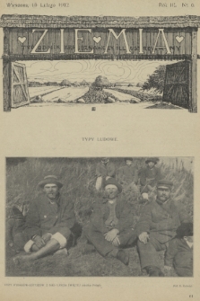 Ziemia : tygodnik krajoznawczy illustrowany. R. 3, 1912, nr 6