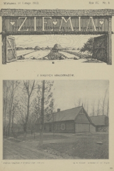 Ziemia : tygodnik krajoznawczy illustrowany. R. 3, 1912, nr 8