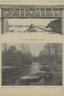 Ziemia : tygodnik krajoznawczy illustrowany. R. 3, 1912, nr 10