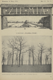 Ziemia : tygodnik krajoznawczy illustrowany. R. 3, 1912, nr 13