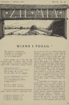 Ziemia : tygodnik krajoznawczy illustrowany. R. 3, 1912, nr 22