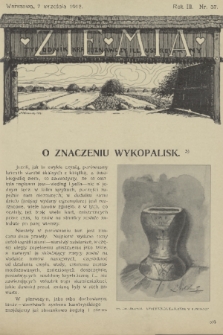 Ziemia : tygodnik krajoznawczy illustrowany. R. 3, 1912, nr 37