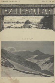 Ziemia : tygodnik krajoznawczy illustrowany. R. 4, 1913, nr 30