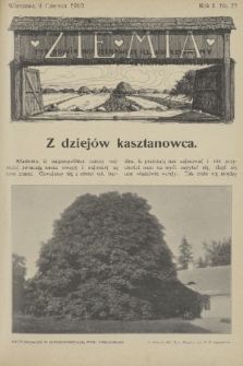 Ziemia : tygodnik krajoznawczy illustrowany. R. 1, 1910, nr 23