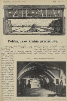 Ziemia : tygodnik krajoznawczy illustrowany. R. 1, 1910, nr 45