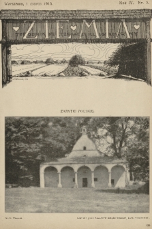 Ziemia : tygodnik krajoznawczy illustrowany. R. 4, 1913, nr 9