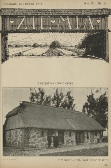 Ziemia : tygodnik krajoznawczy illustrowany. R. 4, 1913, nr 26