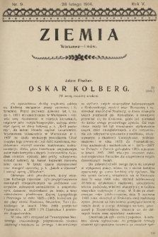 Ziemia. R. 5, 1914, nr 9