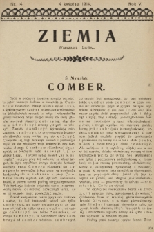Ziemia. R. 5, 1914, nr 14