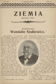 Ziemia. R. 5, 1914, nr 15