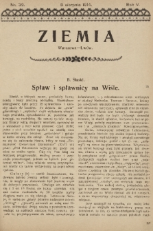 Ziemia. R. 5, 1914, nr 32