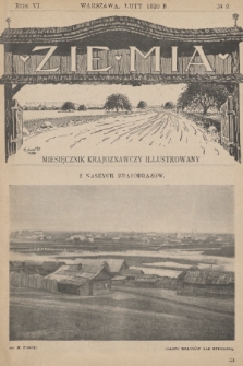 Ziemia : miesięcznik krajoznawczy illustrowany. R. 6, 1920, nr 2