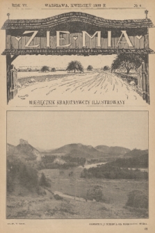 Ziemia : miesięcznik krajoznawczy illustrowany. R. 6, 1920, nr 4