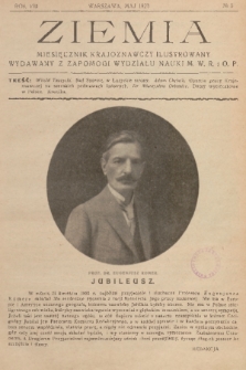 Ziemia : miesięcznik krajoznawczy ilustrowany. R. 8, 1923, nr 5