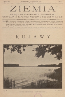 Ziemia : miesięcznik krajoznawczy ilustrowany. R. 8, 1923, nr 9