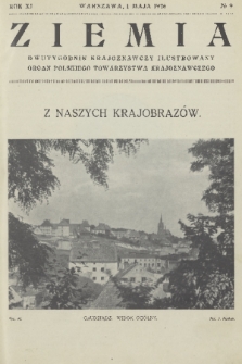 Ziemia : dwutygodnik krajoznawczy ilustrowany : organ Polskiego Towarzystwa Krajoznawczego. R. 11, 1926, nr 9