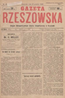 Gazeta Rzeszowska : organ Bezpartyjnego Bloku Współpracy z Rządem. 1928, Nr 43