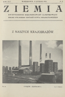Ziemia : dwutygodnik krajoznawczy ilustrowany : organ Polskiego Towarzystwa Krajoznawczego. R. 13, 1928, nr 3