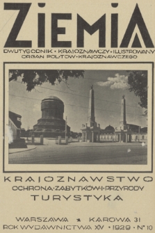 Ziemia : organ Polskiego Towarzystwa Krajoznawczego : dwutygodnik krajoznawczy ilustrowany. R. 15, 1930, nr 10