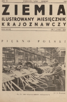 Ziemia : ilustrowany miesięcznik krajoznawczy. R. 40, T. 28, 1949, nr 7-8