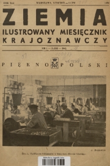 Ziemia : ilustrowany miesięcznik krajoznawczy. R. 41, 1950, nr 1-2