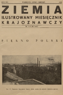 Ziemia : ilustrowany miesięcznik krajoznawczy. R. 41, 1950, nr 7-8