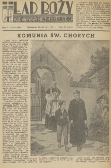 Ład Boży : tygodnik dla rodzin katolickich. R. 7, 1951, nr 6