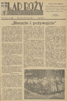 Ład Boży : tygodnik dla rodzin katolickich. R. 7, 1951, nr 18