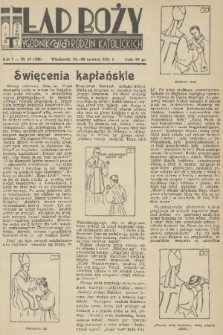 Ład Boży : tygodnik dla rodzin katolickich. R. 7, 1951, nr 23