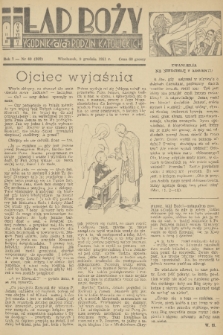 Ład Boży : tygodnik dla rodzin katolickich. R. 7, 1951, nr 40