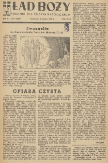 Ład Boży : tygodnik dla rodzin katolickich. R. 7, 1951, nr 9