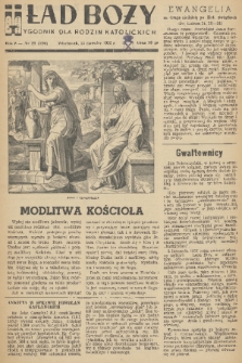 Ład Boży : tygodnik dla rodzin katolickich. R. 7, 1951, nr 23