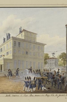Dom w którem [!] Hrwo [!] Arturowie Potoccy mieszkali w Paryżu 1830 r.