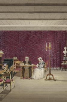 Salon hetmanowej Franciszkowej Xawerii Branickiej w Aleksandrii na Ukrainie 1828o r.