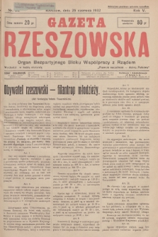 Gazeta Rzeszowska : organ Bezpartyjnego Bloku Współpracy z Rządem. 1932, Nr 26