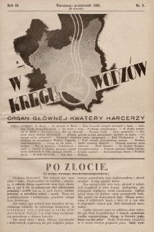 W Kręgu Wodzów : organ Głównej Kwatery Harcerzy. R.3, 1935, nr 8 (20 września)