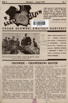 W Kręgu Wodzów : organ Głównej Kwatery Harcerzy. R.5, 1937, nr 1