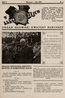 W Kręgu Wodzów : organ Głównej Kwatery Harcerzy. R.5, 1937, nr 2