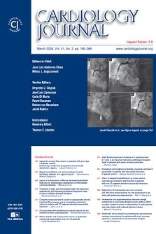 Cardiology Journal. Vol. 31, 2024, no. 2