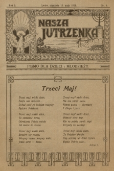 Nasza Jutrzenka : pismo dla dzieci i młodzieży. R.1, 1921, Nr 3