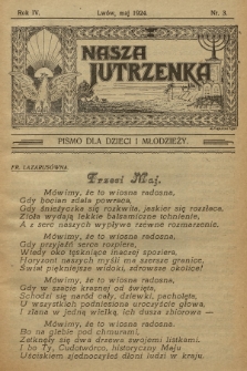 Nasza Jutrzenka : pismo dla dzieci i młodzieży. R.4, 1924, Nr 3