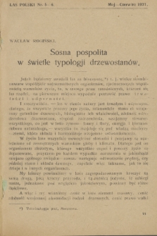 Las Polski : organ Związku Leśników Polskich. R. 1, 1921, nr 5/6