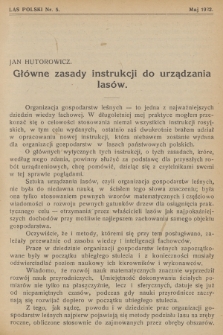 Las Polski : organ Związku Leśników Polskich. R. 2, 1922, nr 5