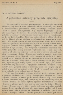 Las Polski : organ Związku Leśników Polskich. R. 3, 1923, nr 5